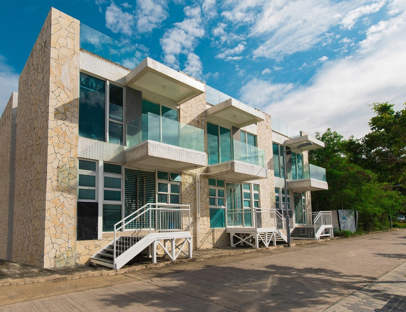 Exterior of Villas 5, 6 and 7 at New Villa Cecil, Cheung Chau
